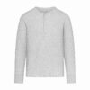 WAFFLE MENS SLIM LONG SLEEVE HENLEY