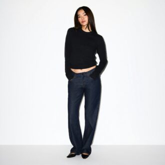 WOOL CASHMERE CREWNECK SWEATER