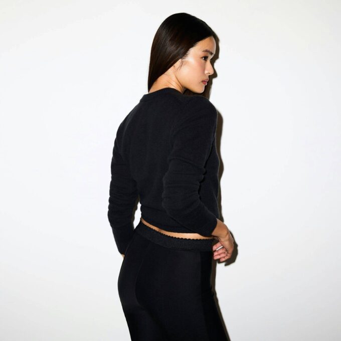 WOOL CASHMERE CREWNECK SWEATER