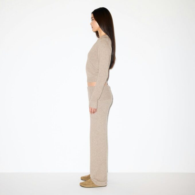 WOOL CASHMERE CREWNECK SWEATER