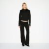 WOOL CASHMERE FOLDOVER PANT