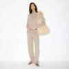 WOOL CASHMERE FOLDOVER PANT