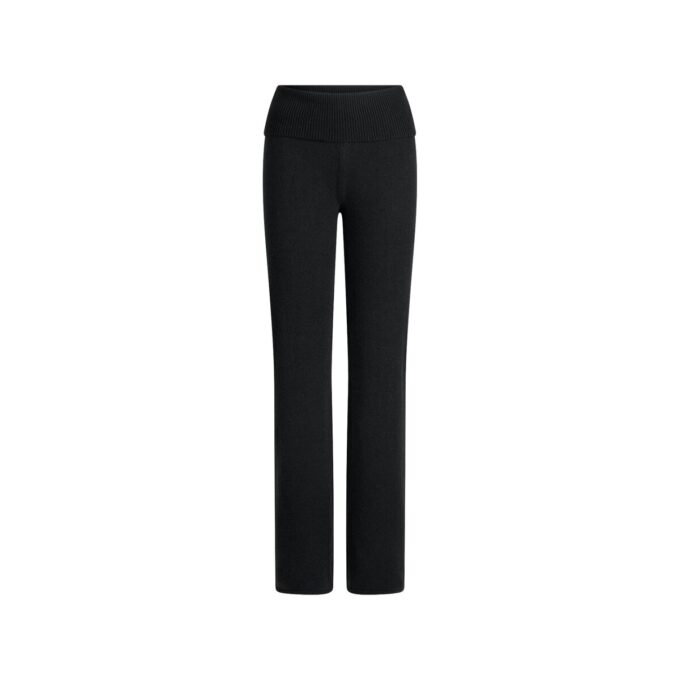 WOOL CASHMERE FOLDOVER PANT