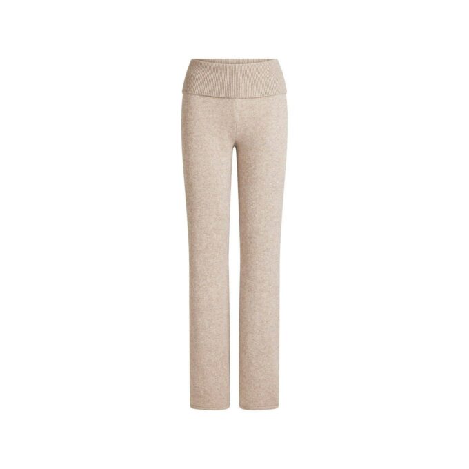 WOOL CASHMERE FOLDOVER PANT