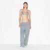 WOVEN LOUNGE TRIANGLE BRALETTE