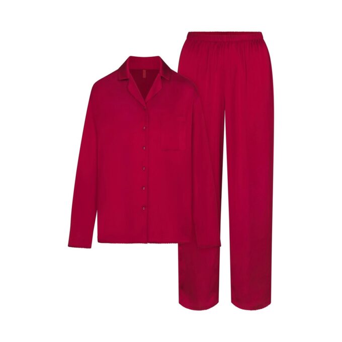 WOVEN SHINE LONG SLEEP SET